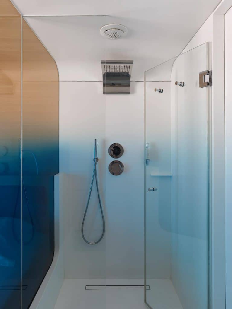 Porte de douche en verre