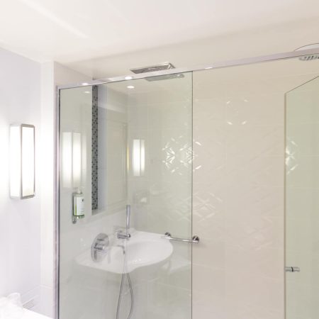 Porte de douche en verre de sécurité