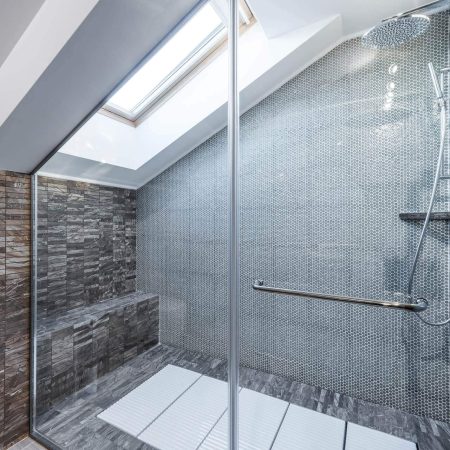 Parois de douche en niche